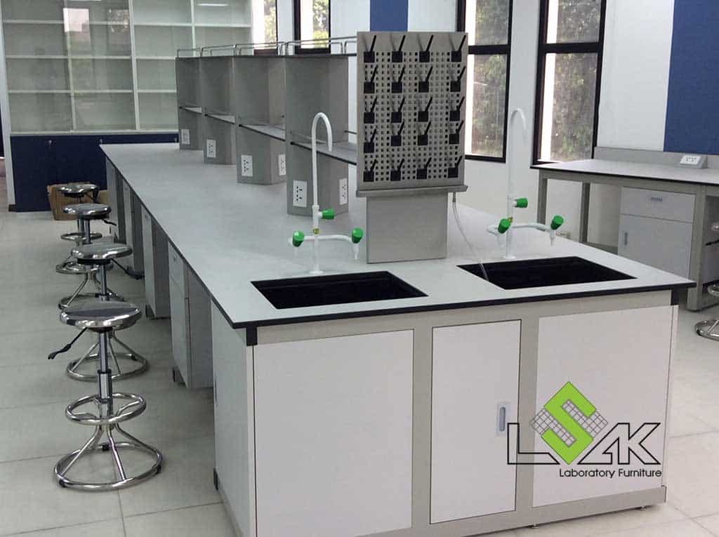 bàn thí nghiệm - central table workbenches laboratory furniture