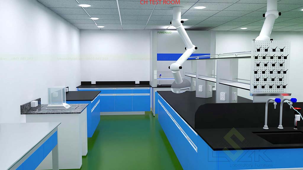 Thiết kế phòng lab nhà máy sản xuất sợi thép
