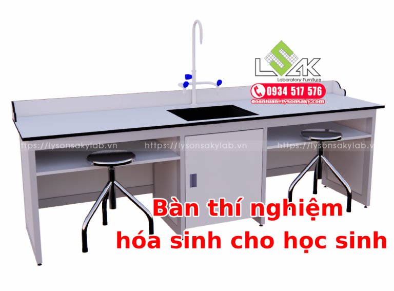 Bàn thí nghiệm hóa sinh học sinh
