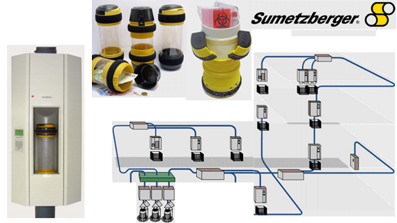 Mô tả hệ thống vận chuyển mẫu bệnh phẩm Sumetzberger
