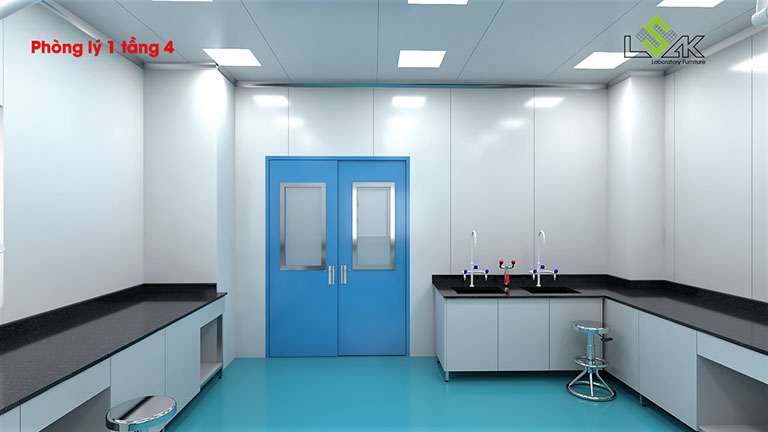 Thiết kế phòng lý phòng lab dược phẩm Savipharm