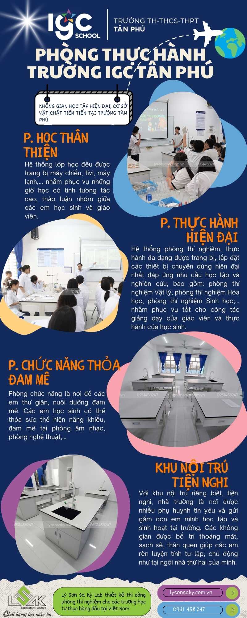 Phòng thí nghiệm Trường TH-THCS-THPT Tân Phú -IGC School