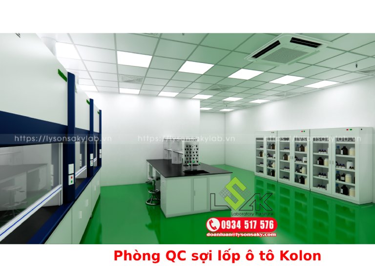 Phòng QC sợi lốp Ô tô Công ty Kolon Industries