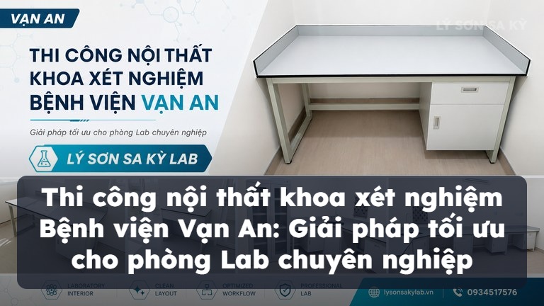 thi cong noi that khoa xet nghiem benh vien van an
