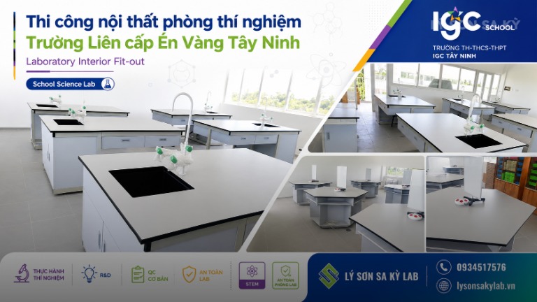 thi cong noi that phong thi nghiem cho truong th thcs thpt en vang
