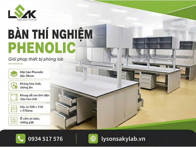 Bàn thí nghiệm Phenolic