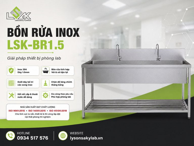 Bồn rửa inox LSK-BR1.5