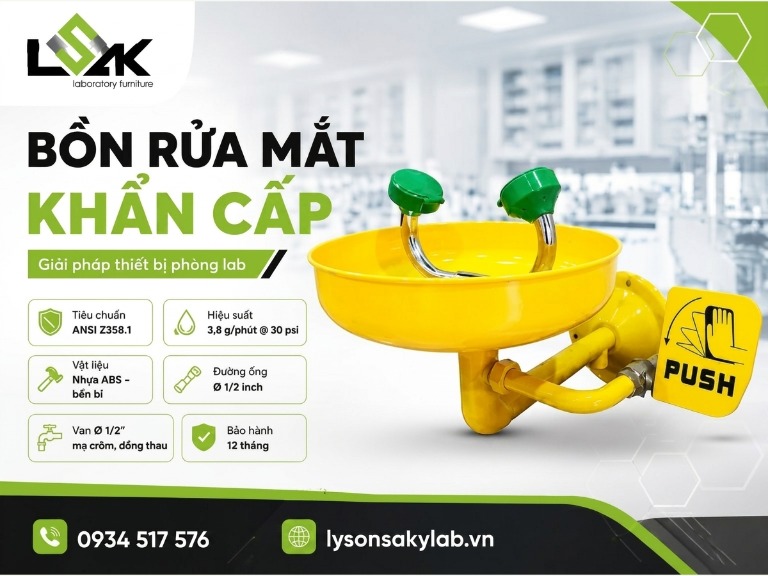 Bồn rửa mắt khẩn cấp
