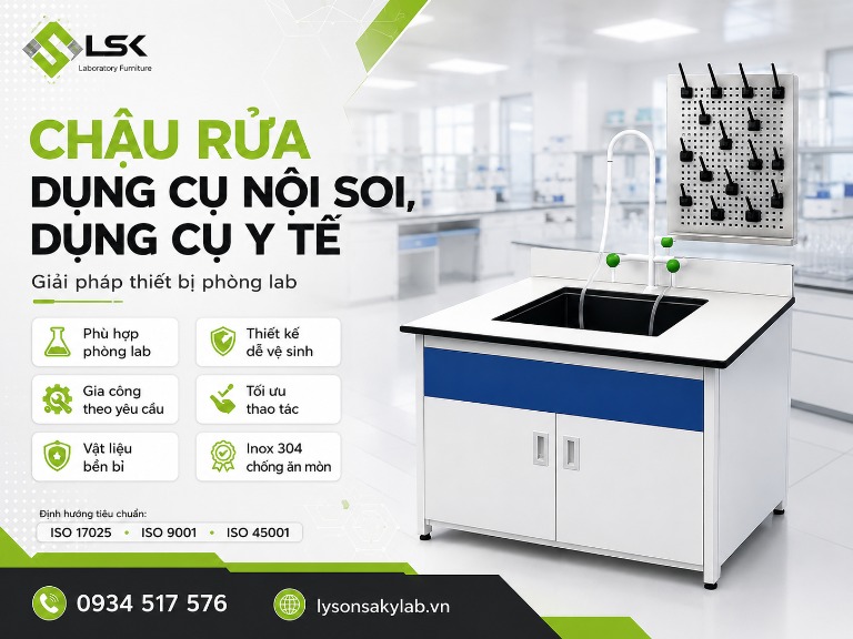 chau rua dung cu noi soi dung cu y te