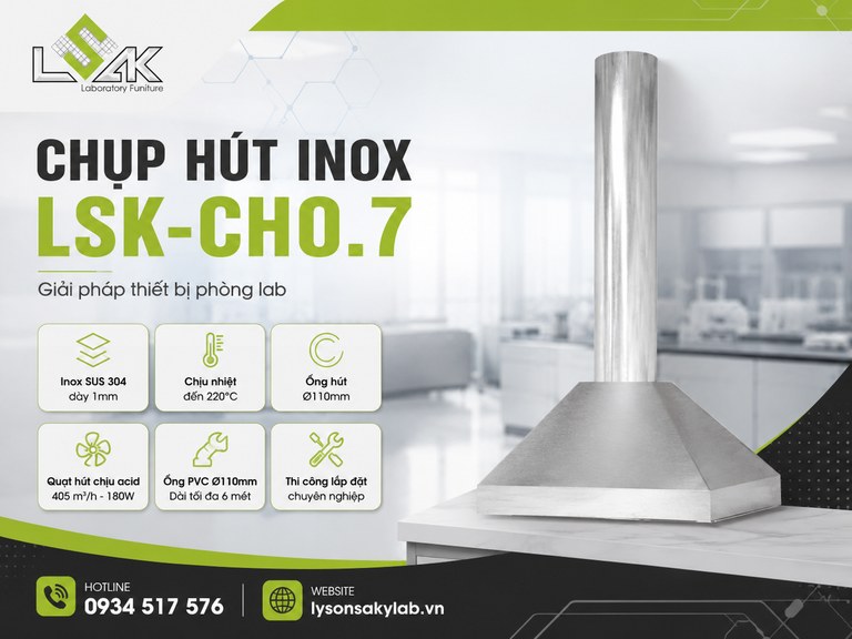 Chụp hút inox LSK-CH0.7