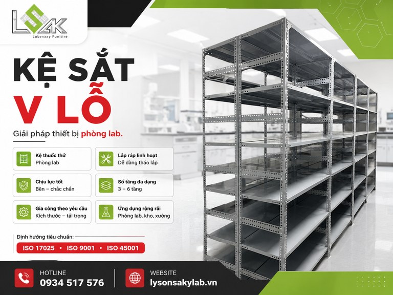 Kệ sắt v lỗ