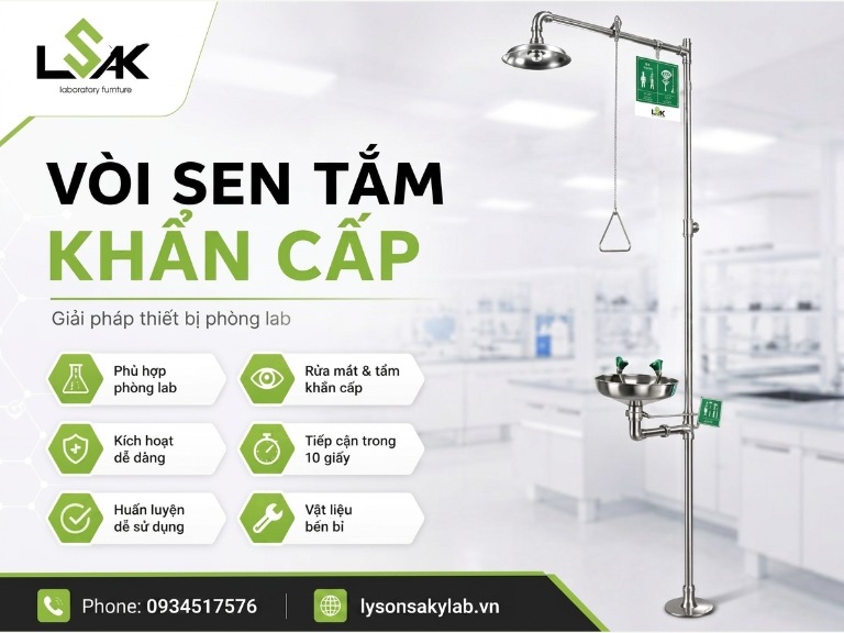 Vòi sen tắm khẩn cấp