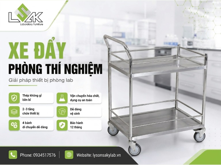 Xe đẩy phòng thí nghiệm