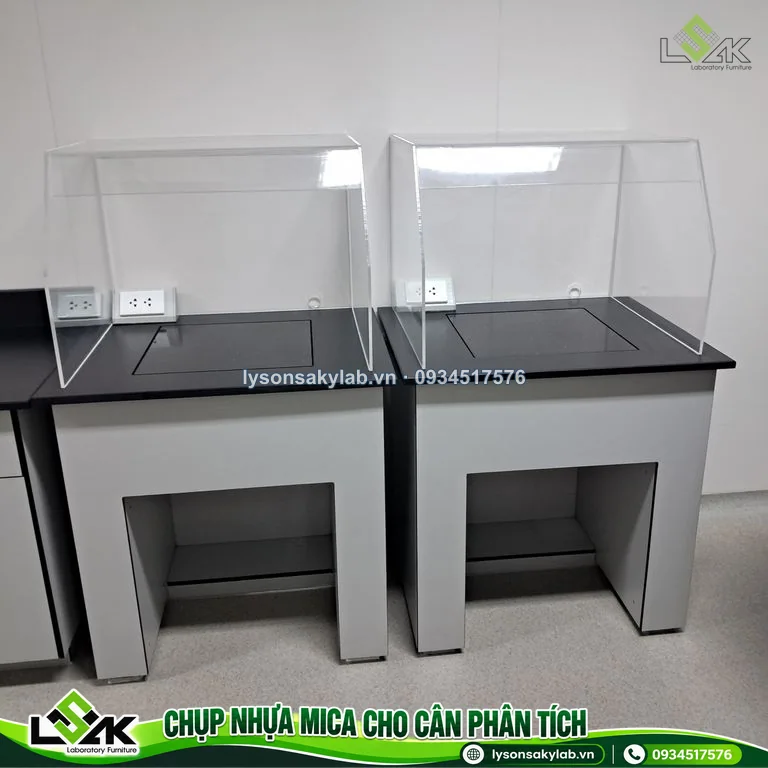 Chụp nhựa mica cho cân phân tích - 1
