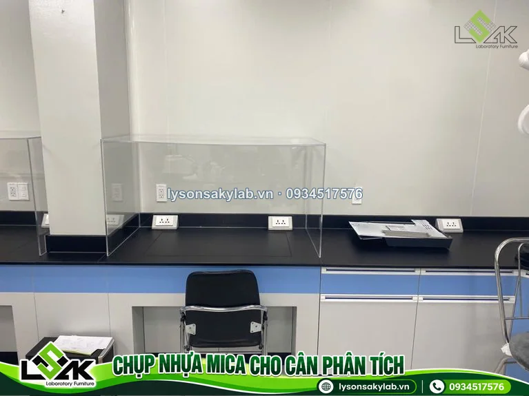 Chụp nhựa mica cho cân phân tích - 2