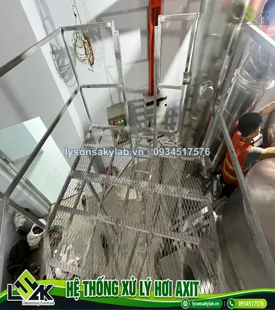 Hệ thống xử lý hơi axit
